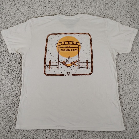 Texas Hill Country Provisions Other - Texas Hill Country Provisions Shirt Mens XL Beige Cowboy Western Tx Hiking Camp